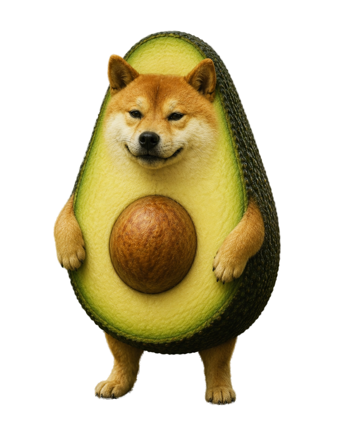 The Avocadog mascot